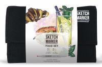 ����� �������� SKETCHMARKER 24 Food Set - ��� (24 ������� + ����� ����������)