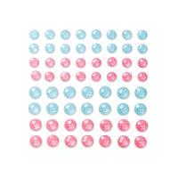 KRYSZTA�KI SAMOPRZYLEPNE 8&10 MM, 60 SZT. PASTEL