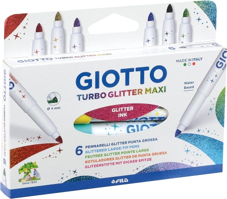GIOTTO TURBO GLITTER MAXI 6 ��. ���������� �� ������������ ���������� ���������